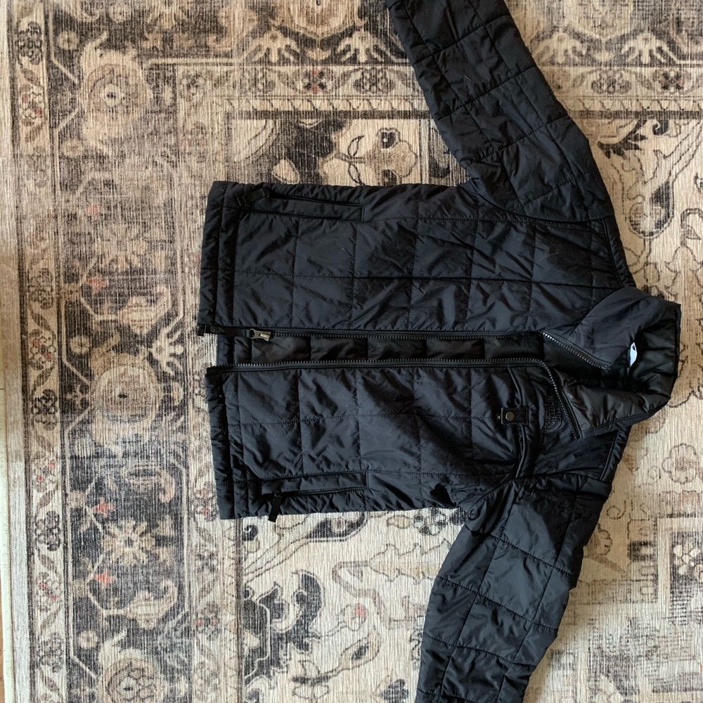 Kids black north face jacks size 7/8
